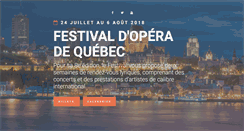 Desktop Screenshot of festivaloperaquebec.com